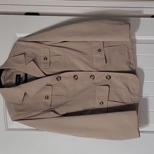VERY CUTE WOMENS BRAETAN LIGHTWEIGHT WEIGHT TAN JACKET SIZE M